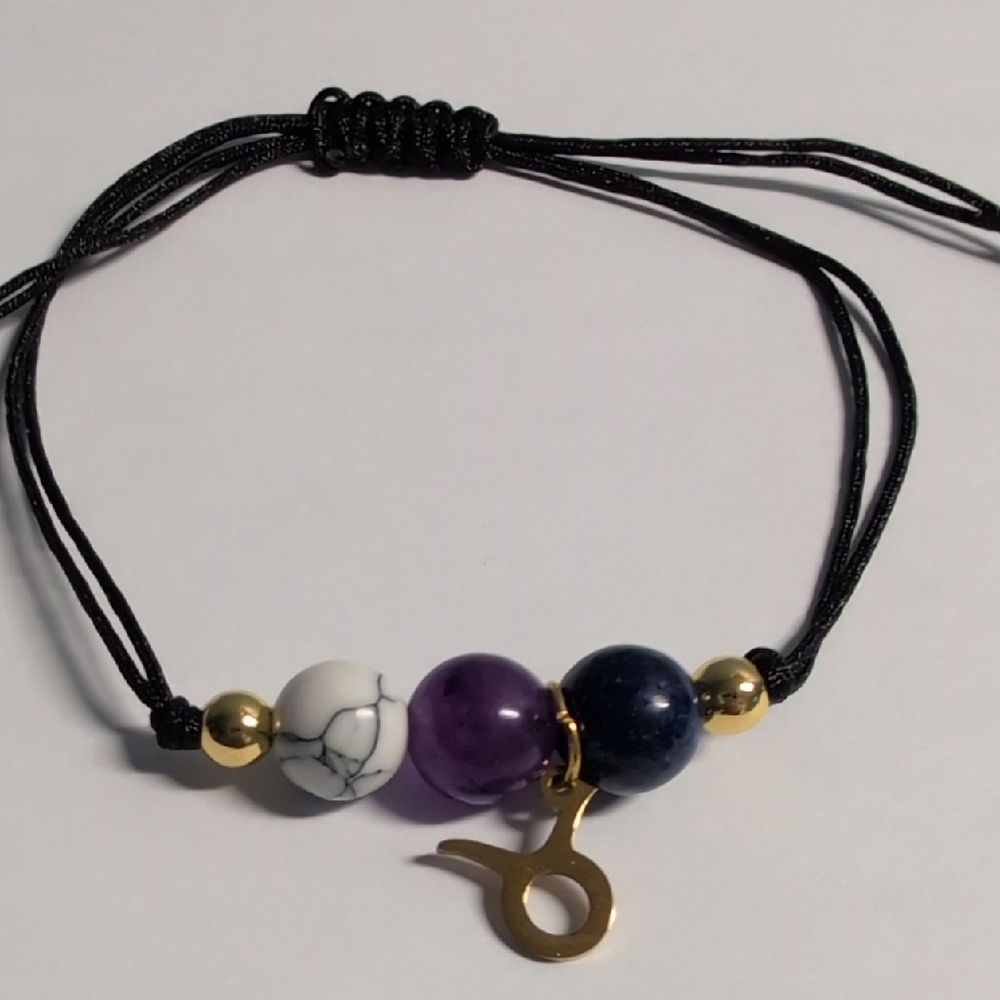 Taurus Zodiac Gem Bracelet By Luna Zodiac Stones